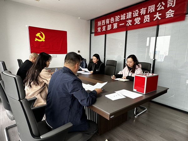 凝心聚力啟新程，有色駝城黨支部正式成立！